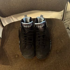 NEW MEN NIKE AIR JORDAN 7 RETRO BLACK CHAMBRAY CU9307004